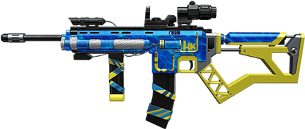 Hk416 Metis Barrett Sapphire - Hk416 Metis (600x430), Png Download