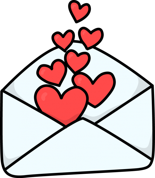 Love Letter Clipart (523x600), Png Download