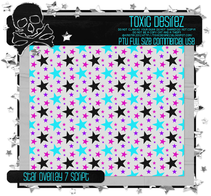 Cu Star Overlay 7 Script Larger Image (750x700), Png Download