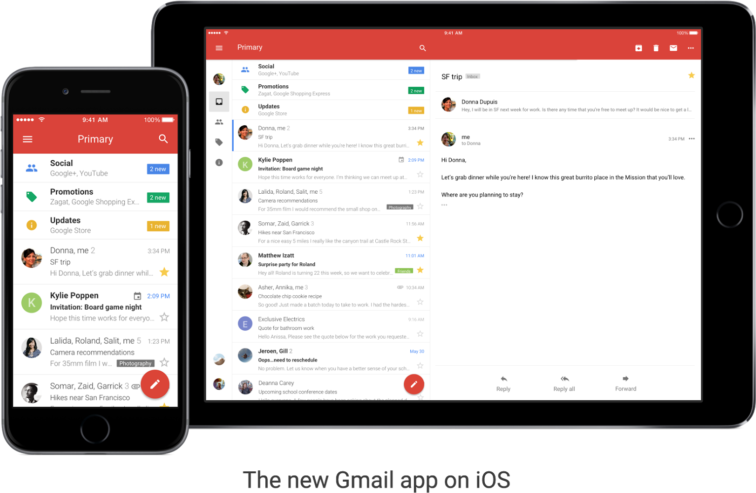 Starting Today, You'll Be Able To - Gmail Ios (1600x1119), Png Download