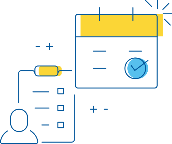 Bring All Of Your Events, Meetings, And Tasks Together - Diagram (551x462), Png Download