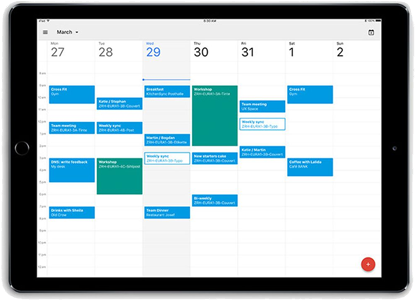 Google Calendar Integration - Calendar App Ipad 2017 (500x333), Png Download