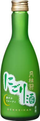 Nigori Sake - Gekkeikan Nigori Sake 300 Ml (312x559), Png Download