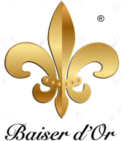 Baiser D'or - Flor De Lis Oro (450x504), Png Download