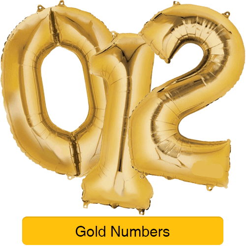 Rose Gold Numbers - Gold Number 2 Balloon - 16" Foil (each) (500x500), Png Download