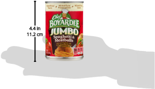 Chef Boyardee Jumbo Spaghetti & Meatballs, - Chef Boyardee Jumbo Spaghetti & Meatballs 14.5 (400x400), Png Download