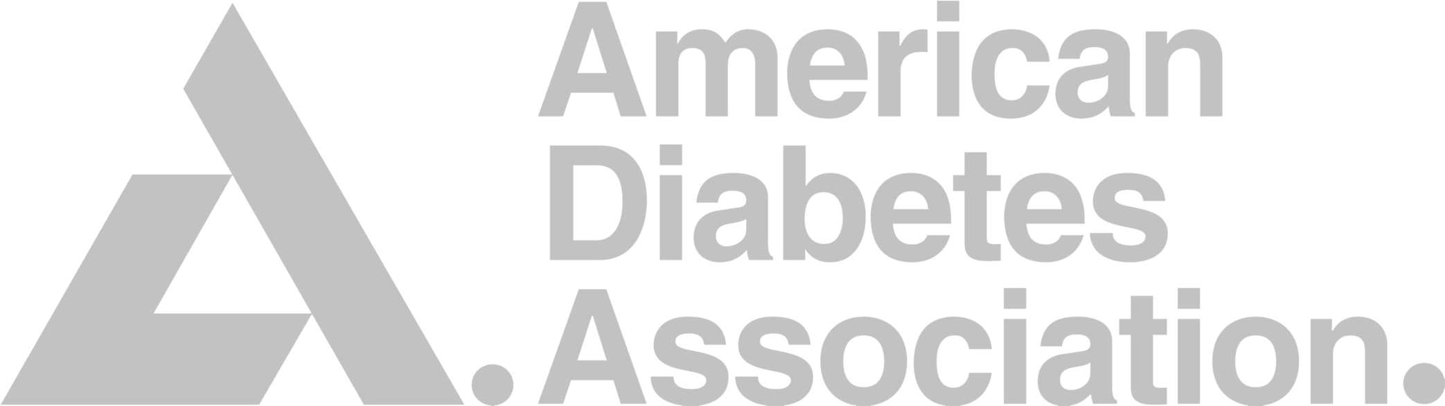 American Diabetes Association Png - American Diabetes Association White Logo (2400x673), Png Download