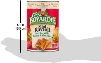 Chef Boyardee - Chef Boyardee Mini Ravioli 40 Oz (400x400), Png Download