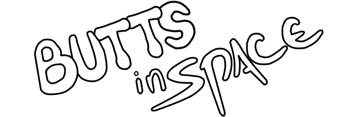 Butts In Space Official Merchandise - Butts In Space (1280x400), Png Download