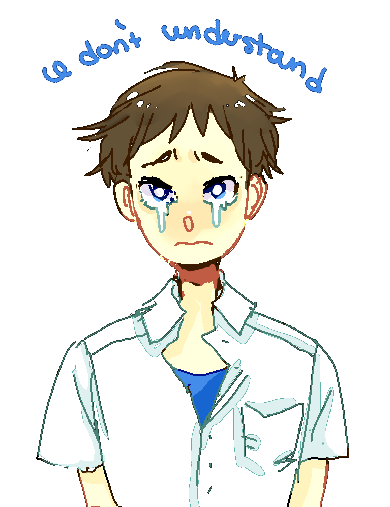 Shinji Ikari By Distressedgravy - White (767x997), Png Download