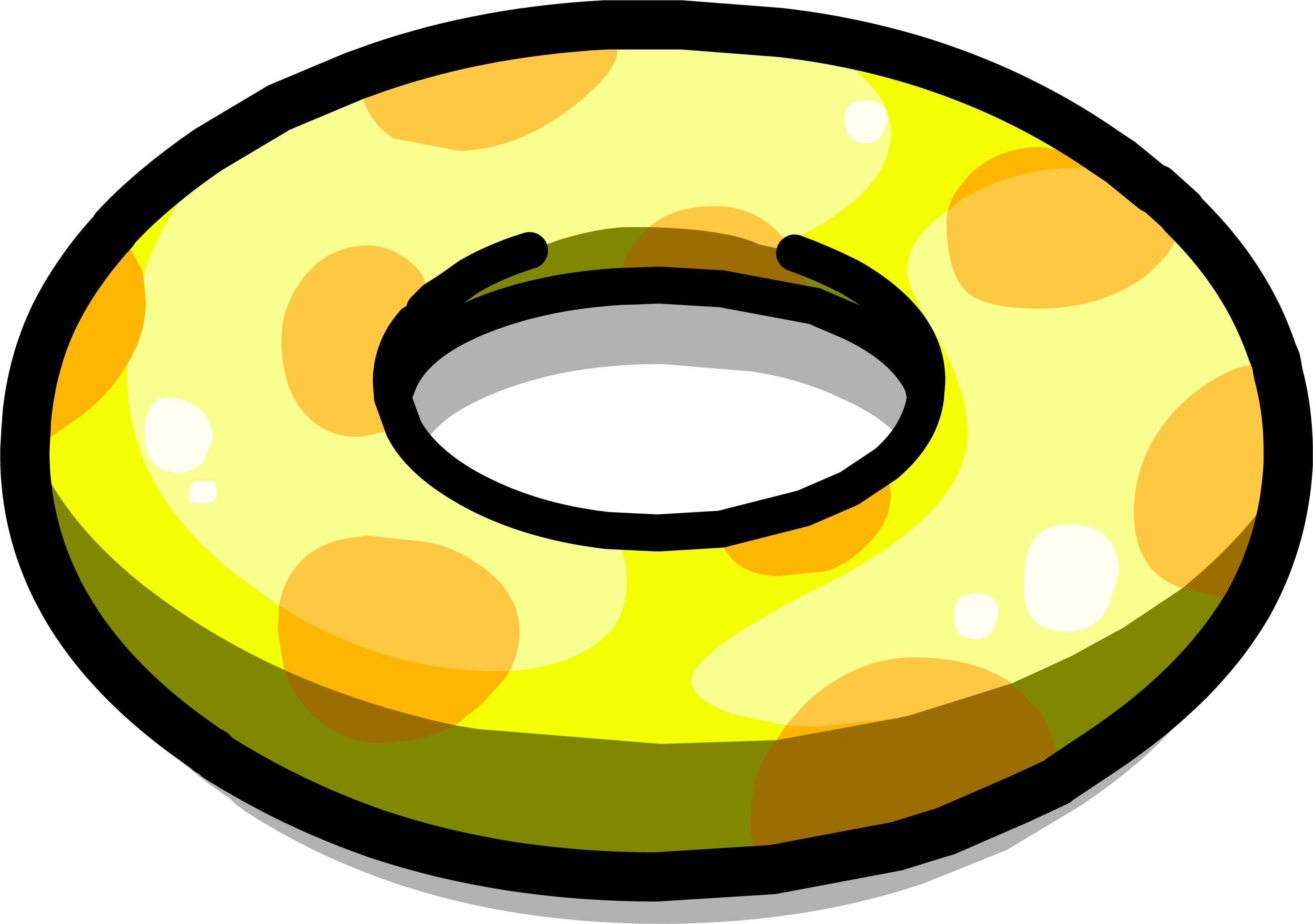 Inner Tube Sprite 007 - Flotador Png (3441x2423), Png Download
