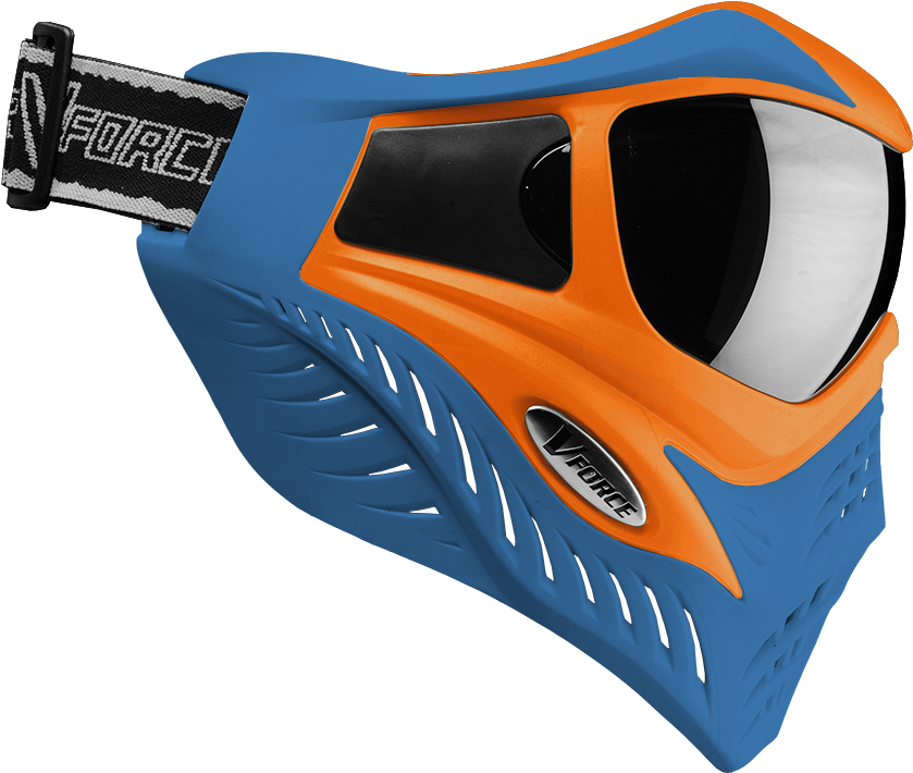 Vforce Grill Paintball Mask - Gi Sportz V-force Grill Paintball Mask/goggles (350x350), Png Download