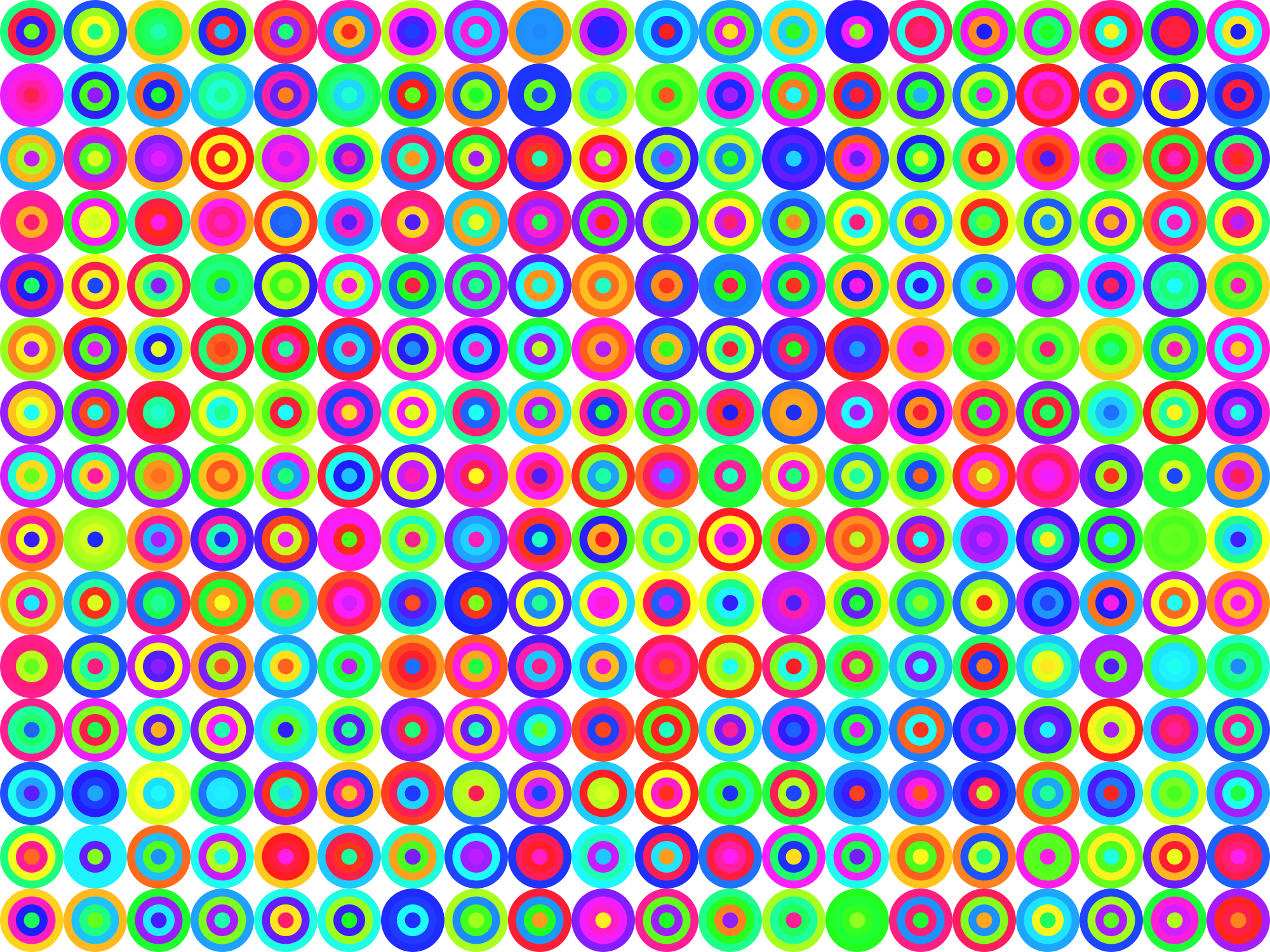 Open - Circles Of Color (2000x1500), Png Download