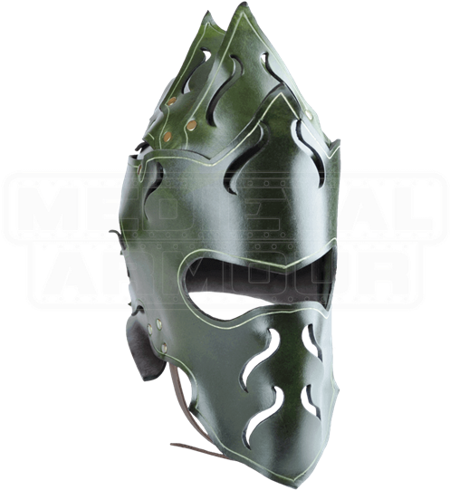 Woodland Leather Helmet - Helmet (550x550), Png Download