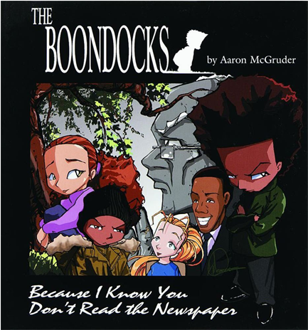 Mcgruder Boondocks - Boondocks By Aaron Mcgruder (800x500), Png Download