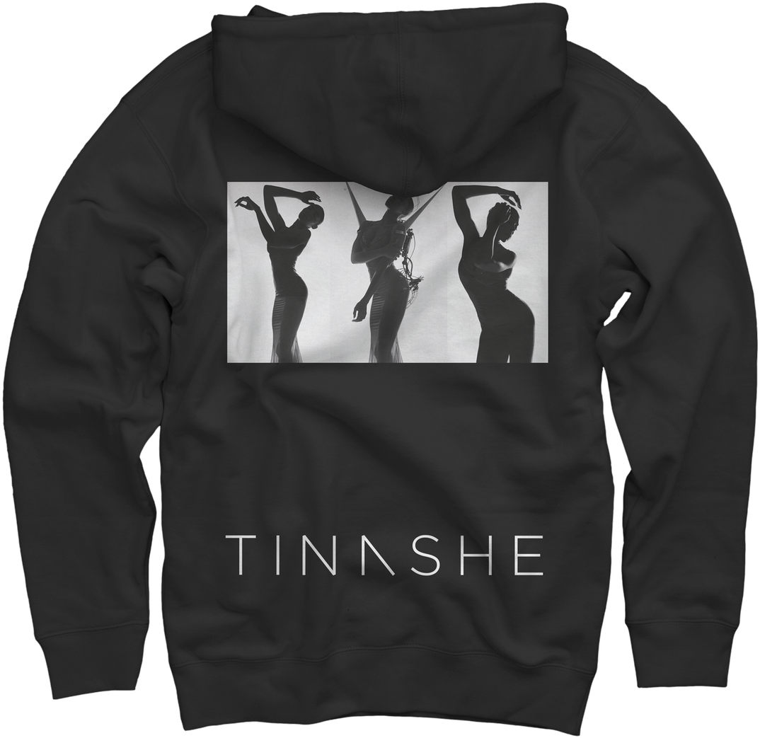 Tinashe Hq On Twitter - Adidas Black And White Hoodie (1200x1108), Png Download
