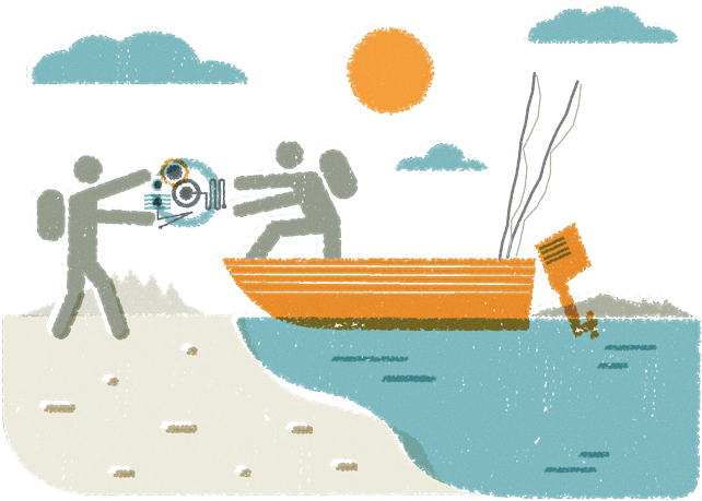 That Would Allow He And His Fishing Buddies To Easily - Illustration (648x460), Png Download