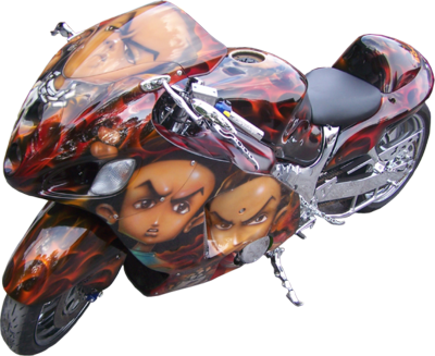 Psd Boondocks-bicicleta - Boondocks Gangster (400x327), Png Download