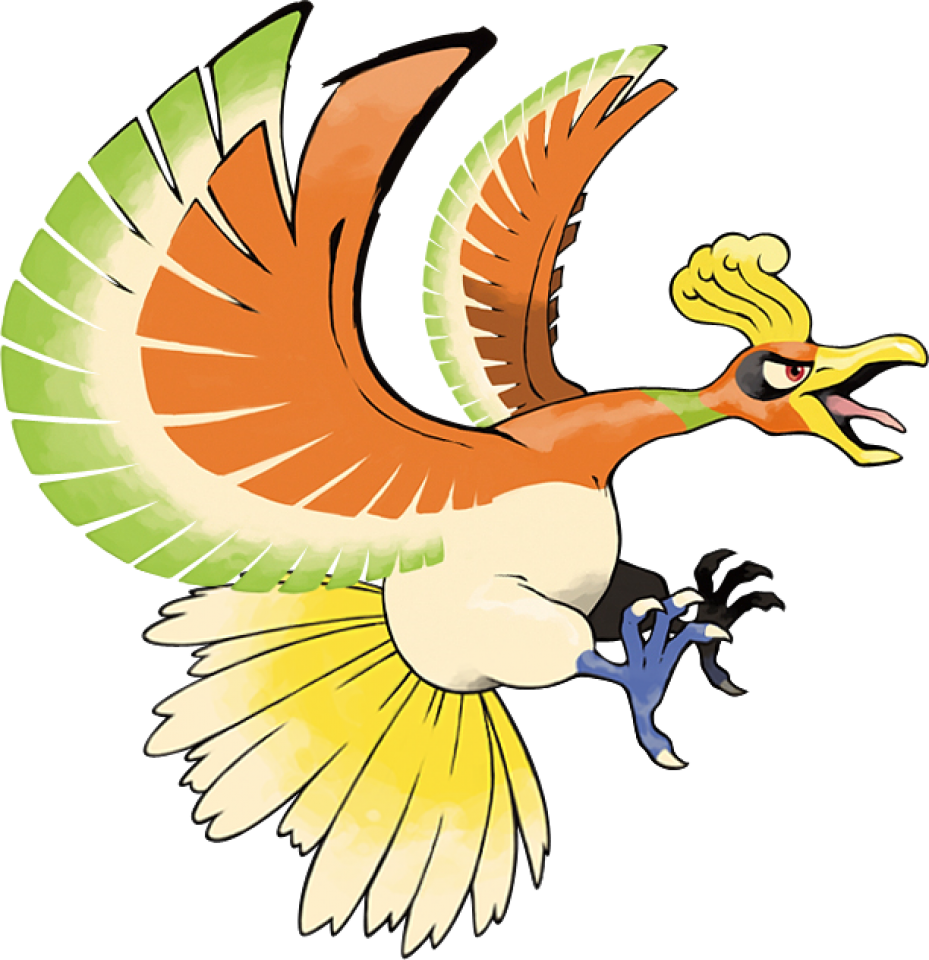 3025722 Boxart Ho Oh - Nds Pokemon Heartgold Noe (929x960), Png Download