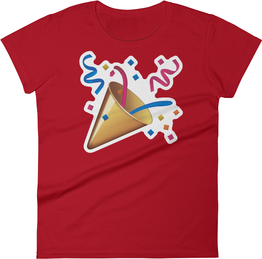 Women's Emoji T Shirt - Confetti Emojis (1000x1000), Png Download