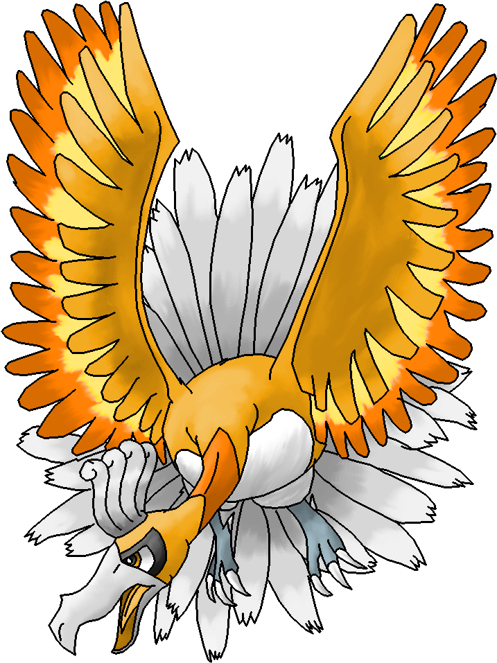 238kib, 753x992, Shiny Ho-oh - Pokemon Drawing Ho Oh (753x992), Png Download