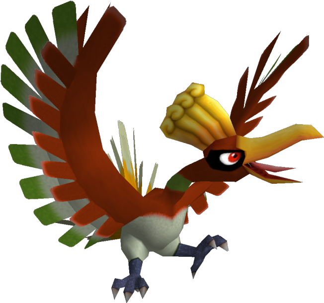 Download Zip Archive - Super Smash Bros Brawl Ho Oh (750x650), Png Download