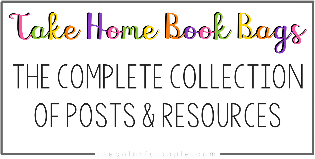 I Began Using Take Home Book Bags In My Classroom 10 - Book (1296x680), Png Download