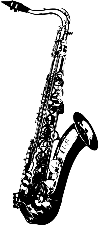 Saxophone-42589 960 720 - Sax Vector (360x720), Png Download