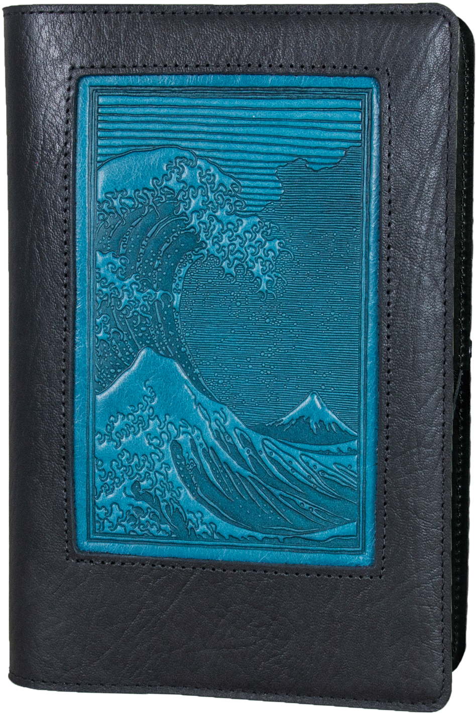 Leather Journal Cover Refillable - Wave Icon Journal (1000x1479), Png Download