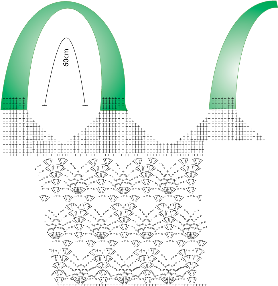 Bolsa De Crochê Com Euroroma Brilho - Illustration (1000x1025), Png Download