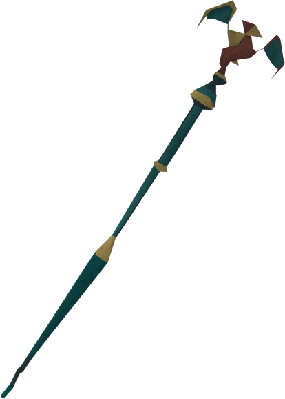Runescape Lunar Staff (414x578), Png Download