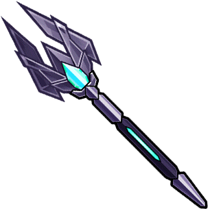 Gear-magic Crystal Staff Render - Xeno Staff Unison League (380x380), Png Download