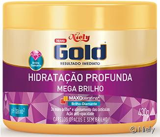 A Linha Mega Brilho Conta Com A Máscara De Hidratação - Mega Brilho Niely Resenha (620x279), Png Download
