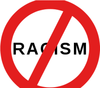 Uefa Euro - Racism With Cross Through (500x300), Png Download