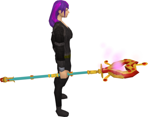 Staff Of Adoration - Action Figure (500x395), Png Download