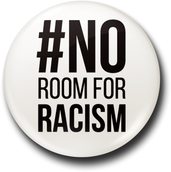 #noroomforracism - Png No Racism (600x600), Png Download