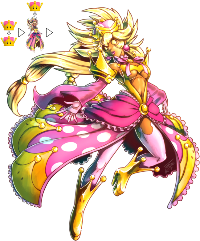 Soeveryone's Making Bowsette Fanart - Super Crownette (680x801), Png Download