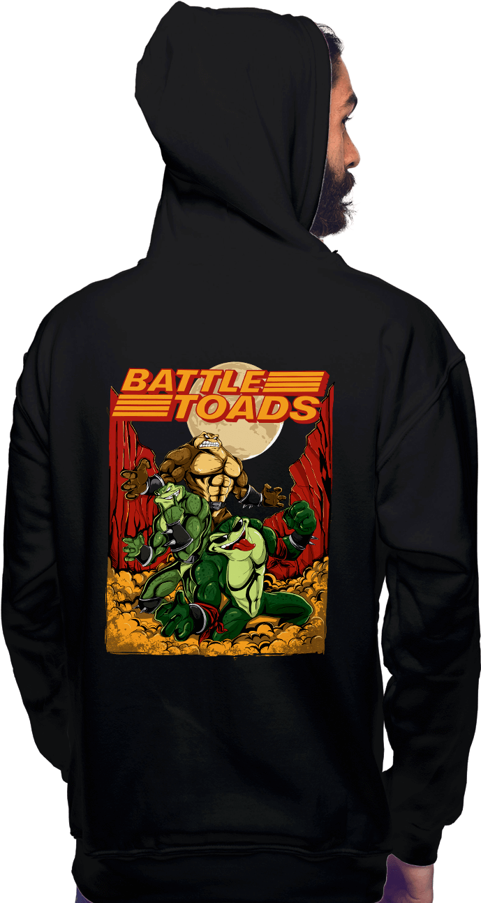 Battle Toads - Hoodie (930x1294), Png Download