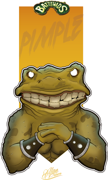 Battletoads - Cartoon (456x651), Png Download