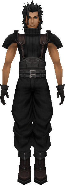 Zack Ccvii Newhair - Angeal And Zack (212x601), Png Download