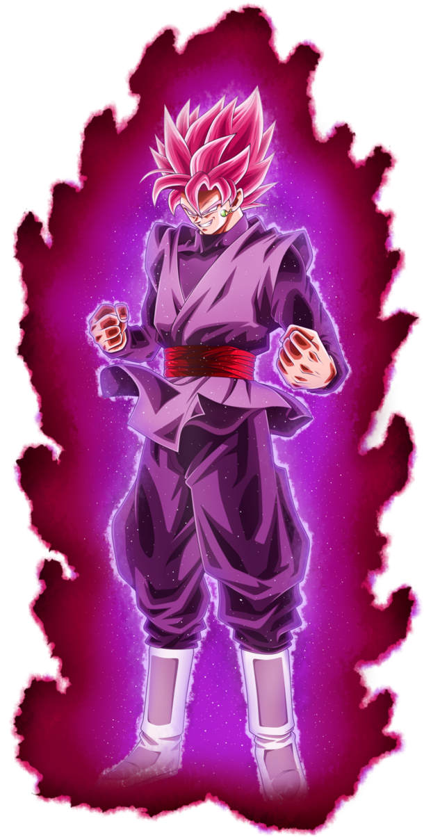 Super Saiyan Rose - Black Goku Ssj Rose Manga (656x1218), Png Download