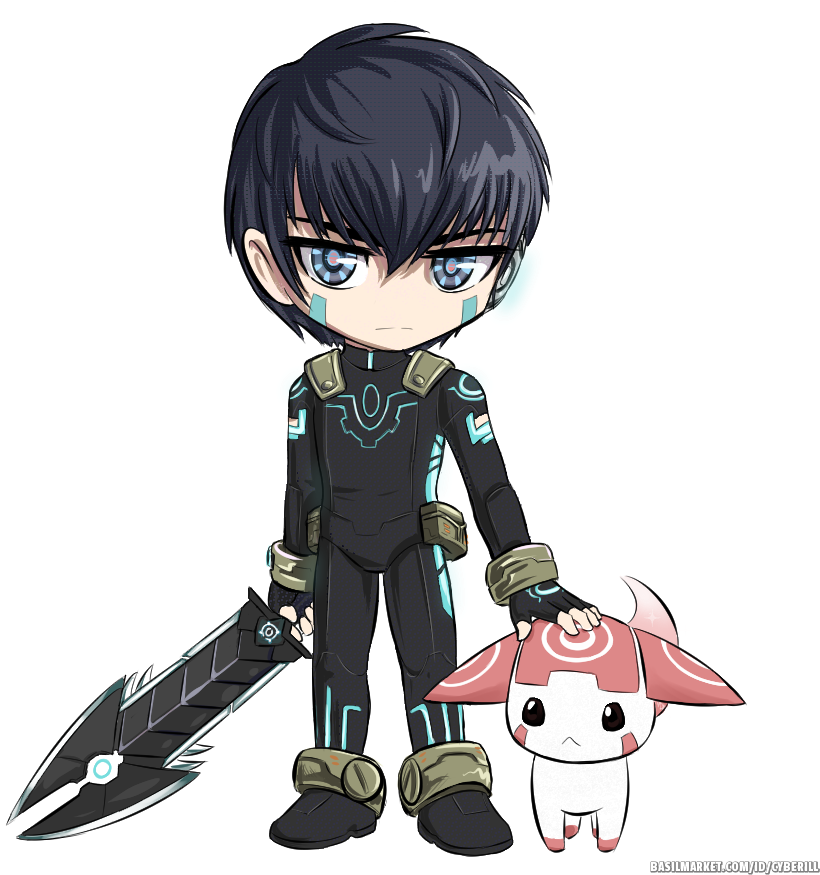 By Cyberill - Maplestory Xenon Anime (865x886), Png Download