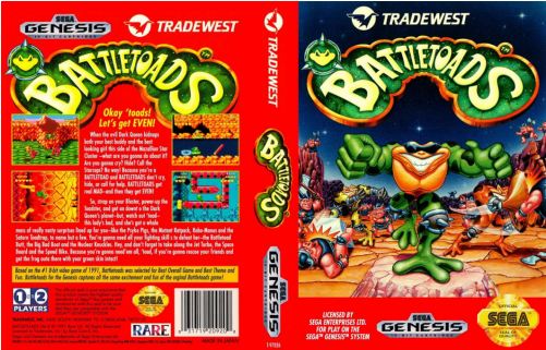 Battletoads [sega Genesis Game] (500x500), Png Download