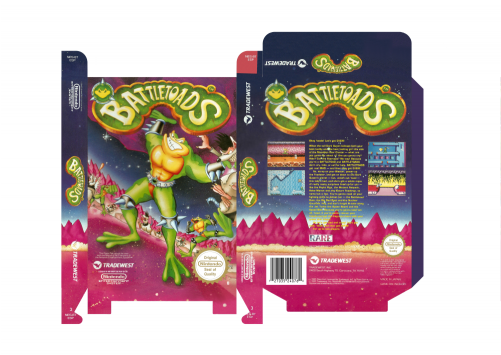 Battletoads [entertainment System Game] (500x500), Png Download