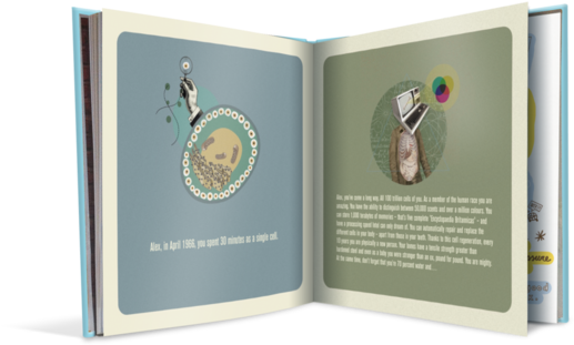 Open Book Example - Graphic Design (600x457), Png Download