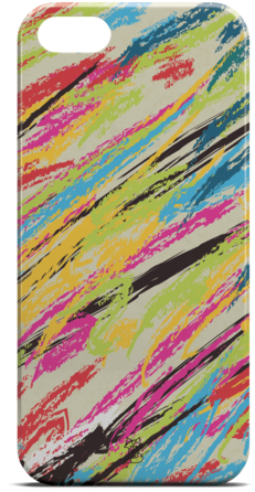 Crayon Scribbles For Iphone 5/ 5s/ Se - Mobile Phone (450x600), Png Download