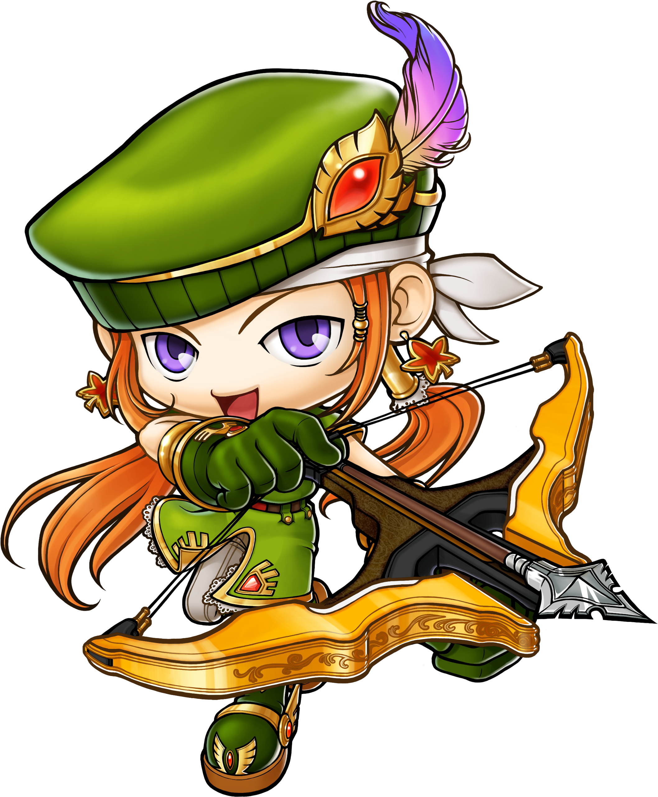 Download Png - Maplestory Bowman (2480x3233), Png Download