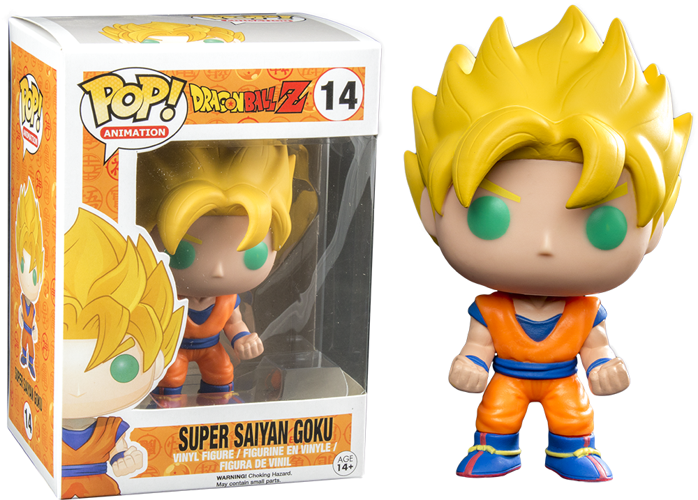 Dragon Ball Z - Pop Goku Super Saiyan (1000x717), Png Download
