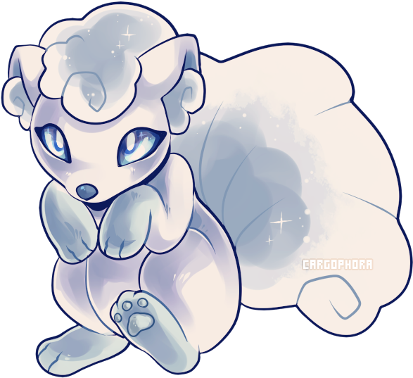 Alola Vulpix - Alola (700x700), Png Download