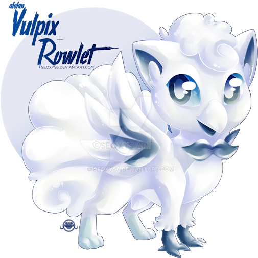 Photo - Vulpix Fusion (530x536), Png Download